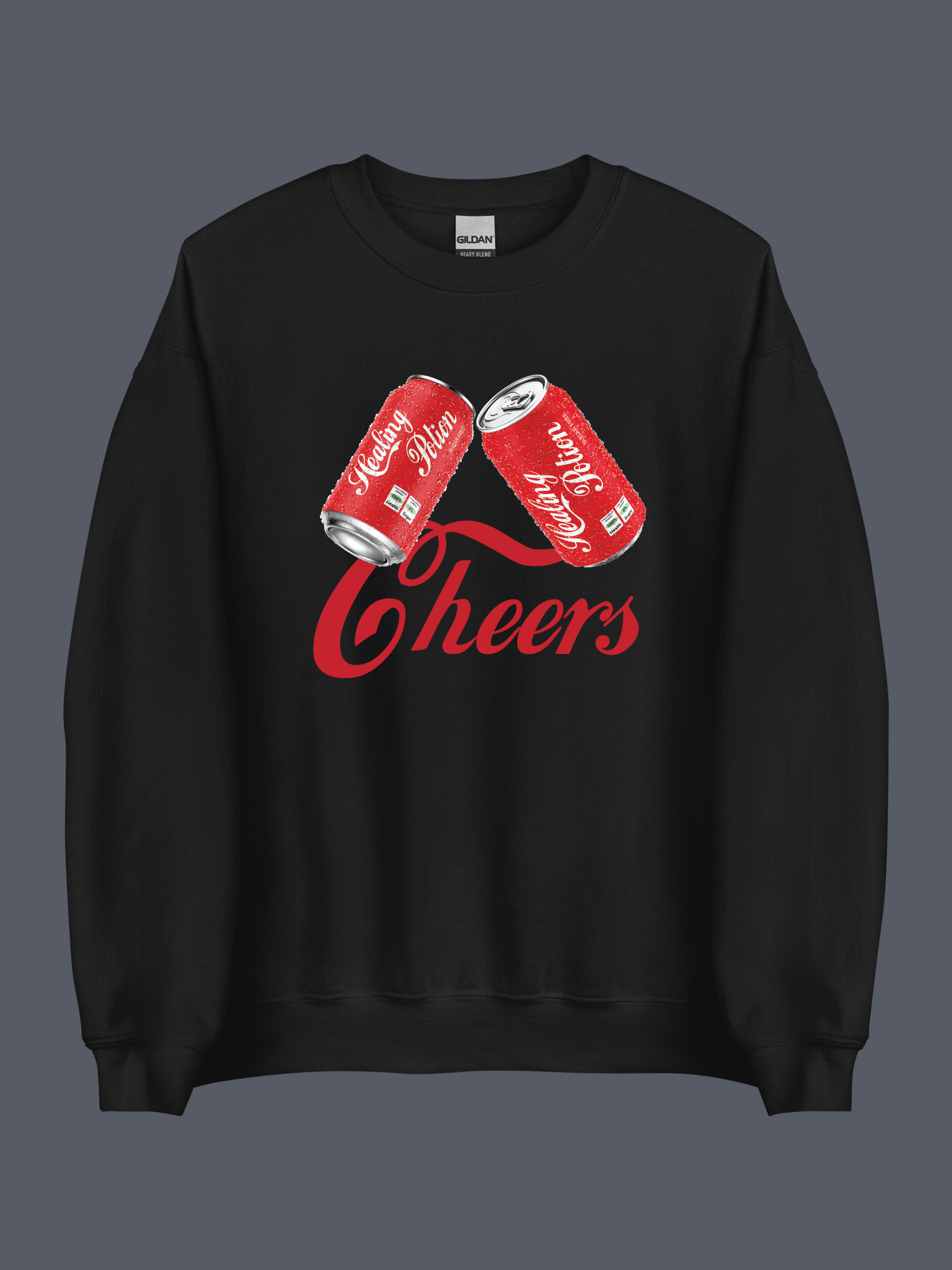Always Healing Potions Long Sleeve tee Black