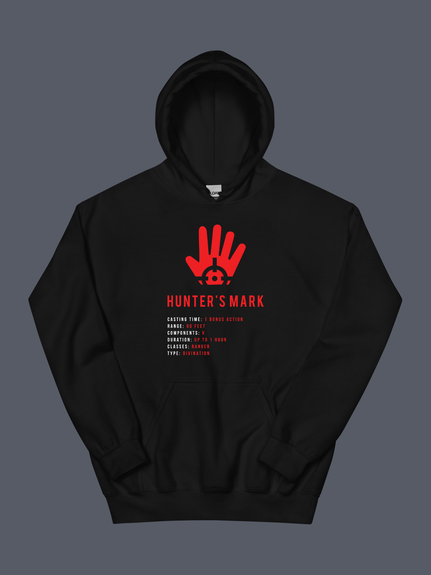 Hunters Mark Hoodie Black